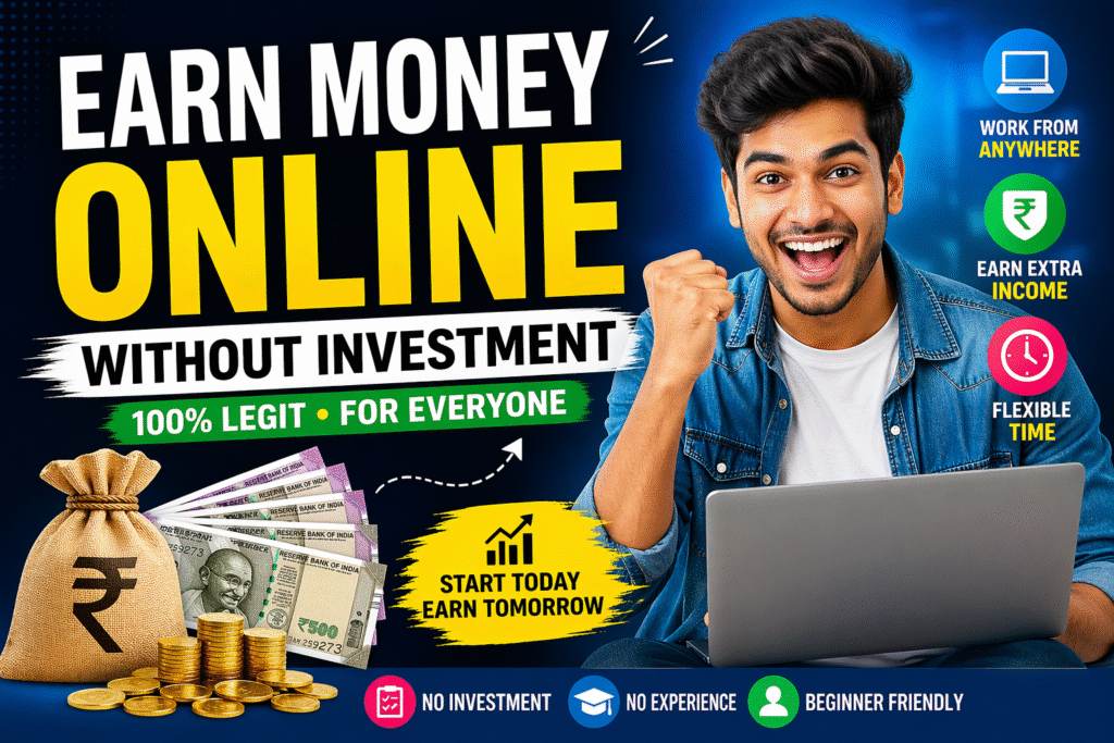 Earn Money Online Without Investment